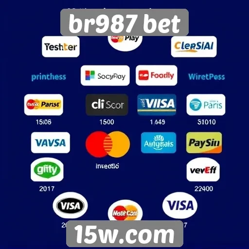 A variedade de métodos de pagamento no br987 bet