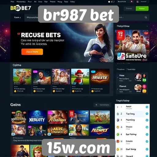 Interface do Usuário no Site br987 bet